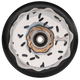 CHUBBY 110MM DOHNUT OREO WHITE WHEELS
