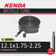 KENDA TUBE 12X1.5/2.25 AV/SV 35MM VALVE (50)