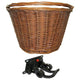 Cane Basket with QR Bracket