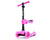I-GLIDE 3 WHEELED SCOOTER PINK W/ SEAT