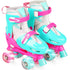 ZYCOM MY 1ST QUAD SKATES TEAL / PINK