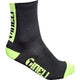 High Top Socks - Black/Green-L/XL-Unisex