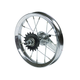Rear 12 1/2" Steel Coaster Wheel