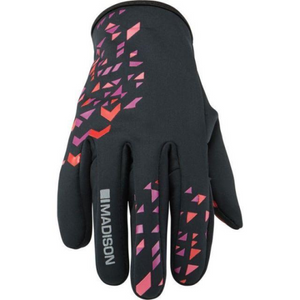 Element Women's Softshell Gloves Black / Red -M