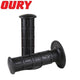 Oury Flanged Waffle Grips Black