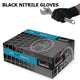 Black Nitrile Gloves - Available in 3 sizes