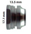 DEORE XT REAR CONE 17.1MM X 13.5MM