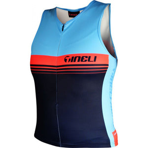 Women's Tri Top Blue - Last Items-L-Female