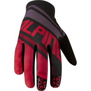 Alpine Mens Glove Red / Black - L