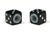 VALVE CAP DICE BLACK