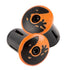 Lizard Skins Road Bar End Plugs Tangerine Orange