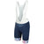 Women's Pastel Zebra Bibshorts
