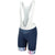Women's Pastel Zebra Bibshorts