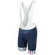 Women's Pastel Zebra Bibshorts