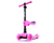 I-GLIDE 3 WHEELED SCOOTER PINK W/ SEAT
