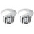 Oxford Handlebar End Plugs Chrome