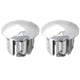 Oxford Handlebar End Plugs Chrome