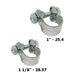 Traditional Seat/Head Clamps Chrome Plated