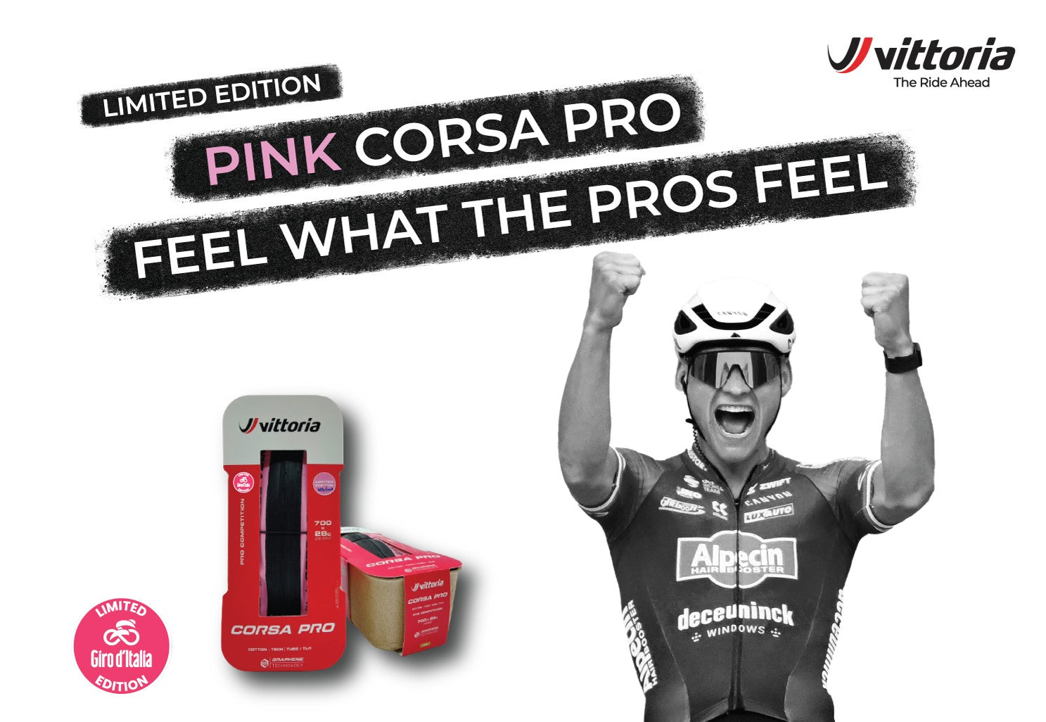 Vittoria Corsa Pro Pink Giro d'Italia Ltd Edition 2023
