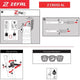 Z Cross MTB Pump - 100 PSI - Zefal