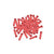 Fibrax Alloy Non-Fray Cable Ends Red
