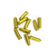 Fibrax Alloy Non-Fray Cable Ends Gold