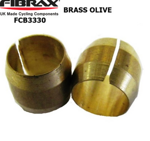 Fibrax Hydraulic Brake Part - Brass Olive