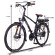 NCM Hamburg Trekking E-Bike, City-Bike, 36V 13Ah 468Wh Battery 28" [Black]