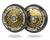 ROOT 110MM HONEYCORE WHEELS - BLACK / GOLD RUSH 2 PACK