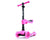 I-GLIDE 3 WHEELED SCOOTER PINK W/ SEAT