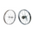 Rear 12 1/2" Steel Coaster Wheel