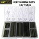 Heat Shrink Assortment 127 Piece Red