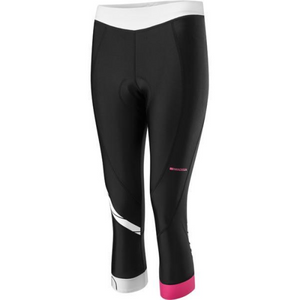 Keirin 3/4 Womens Short Black / Very Berry - 12