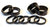 1-1/8" Black Spacer 40mm