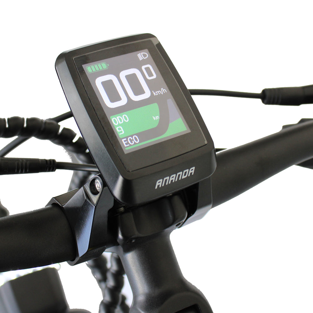 ananda e-bike display WATT WHEELS E-BIG HORN CROSS BAR MID DRIVE ( 2023 ) – Papanui Cycles