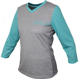 Women's Turquoise 3/4 Trail Jersey - Last Items-S-Female