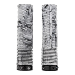DMR DeathGrip Flangeless Lock-On Grips Thin (29.8mm)-Snow Camo