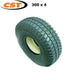 300 x 4 CST 4 Ply C248 Grey Tyre