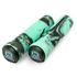 GRIND SWIRL GRIPS W/ BAR ENDS TEAL / BLACK