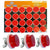 REF7148 - Mini Red Reflectors - 24 Per Card