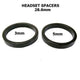 Headset Spacers 28.6mm Black