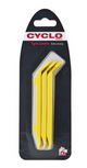 Yellow Nylon Tyre Levers (Card of 3)
