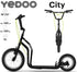 Yedoo RunRun City Scooter 16/12" Black