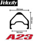 Velocity 700C - A23 Road Rim