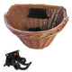 Cane Basket with QR Bracket