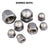 Domed Nuts - 5, 8, 10 & 12mm