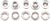 Problem Solvers Axle Nuts