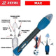 Zefal 318 MAX Pump with Adapters