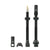 Tubeless Valve 70mm Black (x2)