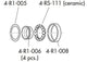 Fulcrum Part R0-150 Hub Rebuild Kit